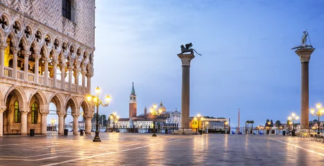 Tuinposter San Marcoplein Venetië © beatrice prève