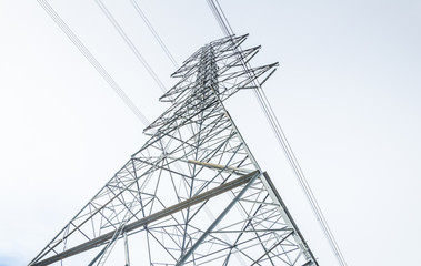 High-voltage transmission tower