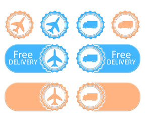 free delivery badges
