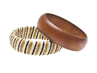 Bracelets  isolated on white background
