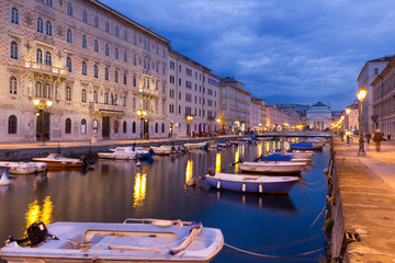 Canal Grande in Trieste