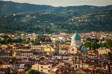 Florence city during sunset