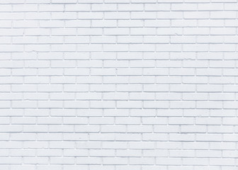 White brick wall for background