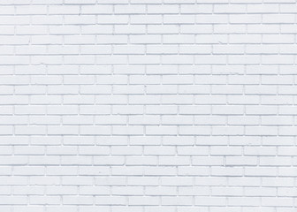 White brick wall for background