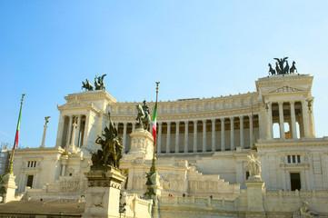 Victor Emanuel II monument in Rome