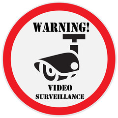 Video surveillance sign