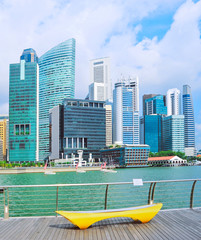 Naklejka premium Singapore embankment