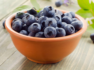 Fresh blueberries
