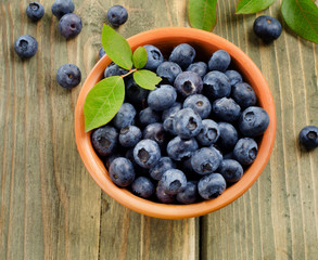 Fresh blueberries