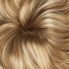 Hair fragment as a background composition