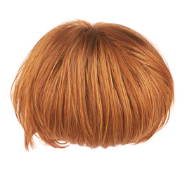 Hair wig isolated