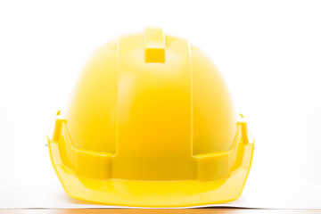 Safety helmet isolated with white background