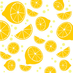 Texture de fond de citrons