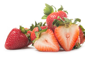 Strawberries berry isolated