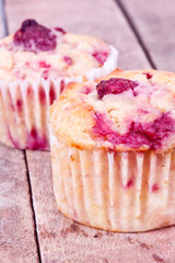 raspberry muffin
