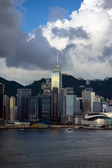 Fototapeta premium 香港ビクトリア湾の風景