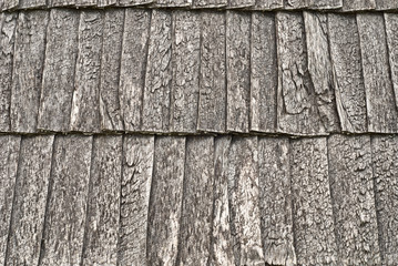 Fototapeta premium wooden shingle roof background
