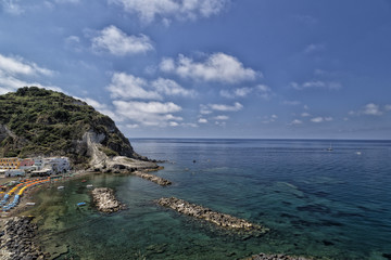 View of SantAngelo in Ischia Island