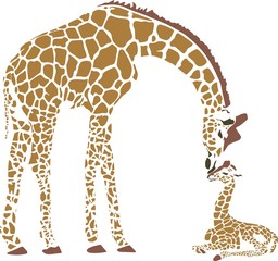Giraffe Mom © gabetolentino
