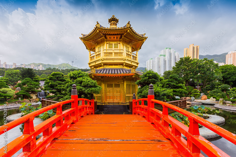 Wall mural Nan Lian Garden,This is a government public park,Kowloon