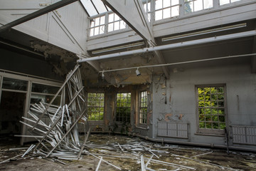 old abandoned building