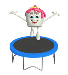 Ice Cream character with Jump bed