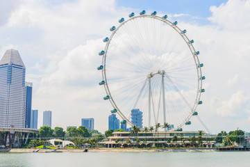 Obraz premium Singapore flyer