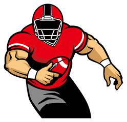 american football player run © bazzier