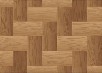 Naklejka premium A topview of a brown wooden tile