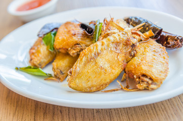 Fried chicken wings