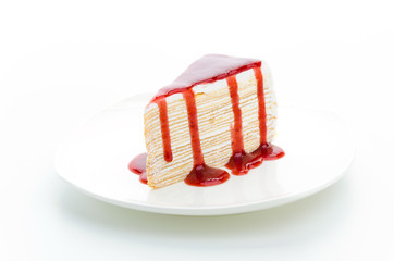 Strawberry Crepe cake
