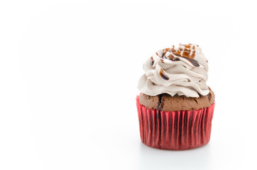 Cupcakes isolated on white background