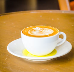 Latte coffee