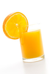 Orange juice glass