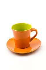 Isolated Orange mug