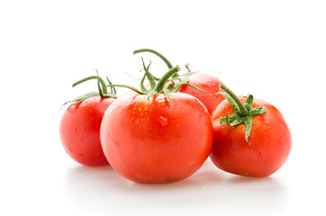 Tomato isolated on white
