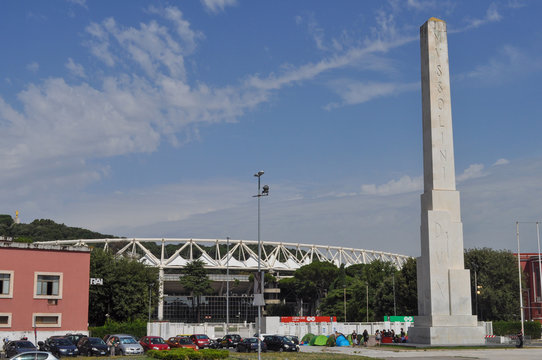 Foro Italico in Rome Italy