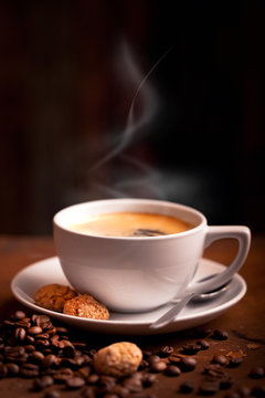 eine Tasse heißer Kaffee © Jenny Sturm
