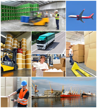 Collage logistics and freight forwarding