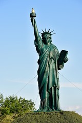 Fototapeta premium Freiheitsstatue in Barentin