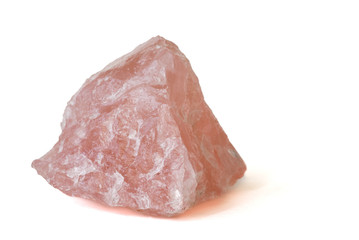 Rose quartz. 6.5cm across.