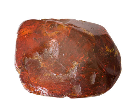 Deep red amber. 3.6cm across.