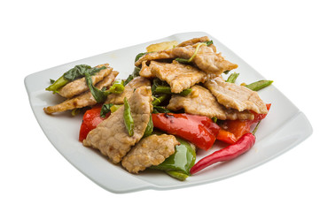 Pork with vegetables