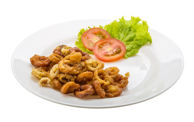 Fried squid rings