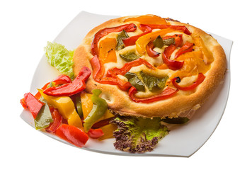 Pizza with bulgarian pepper