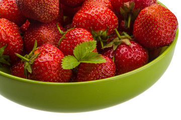 Strawberry in the bowl