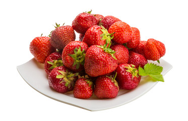 Strawberry in the bowl