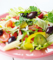 Healthy vegetable fresh organic salad
