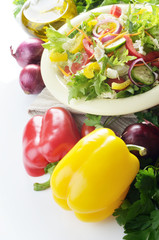 Healthy vegetable fresh organic set