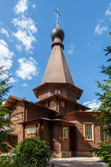Vyritsa. Russia. Church of Our Lady of Kazan.